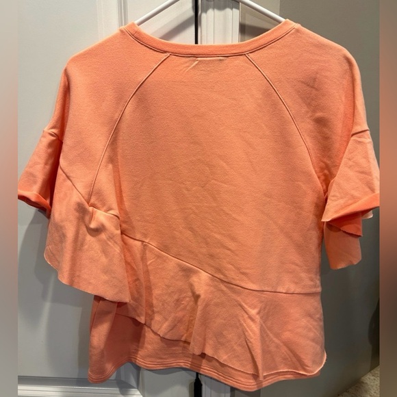 Women Project Runway Ruffle Sweatshirt Top Medium - Picture 3 of 8